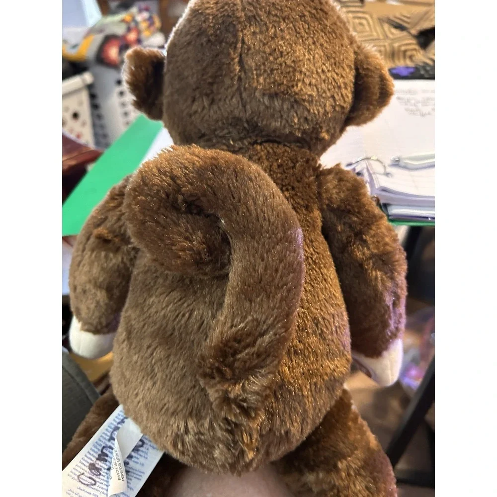 Build A Bear Smiley Monkey‎ Brown Plush 18